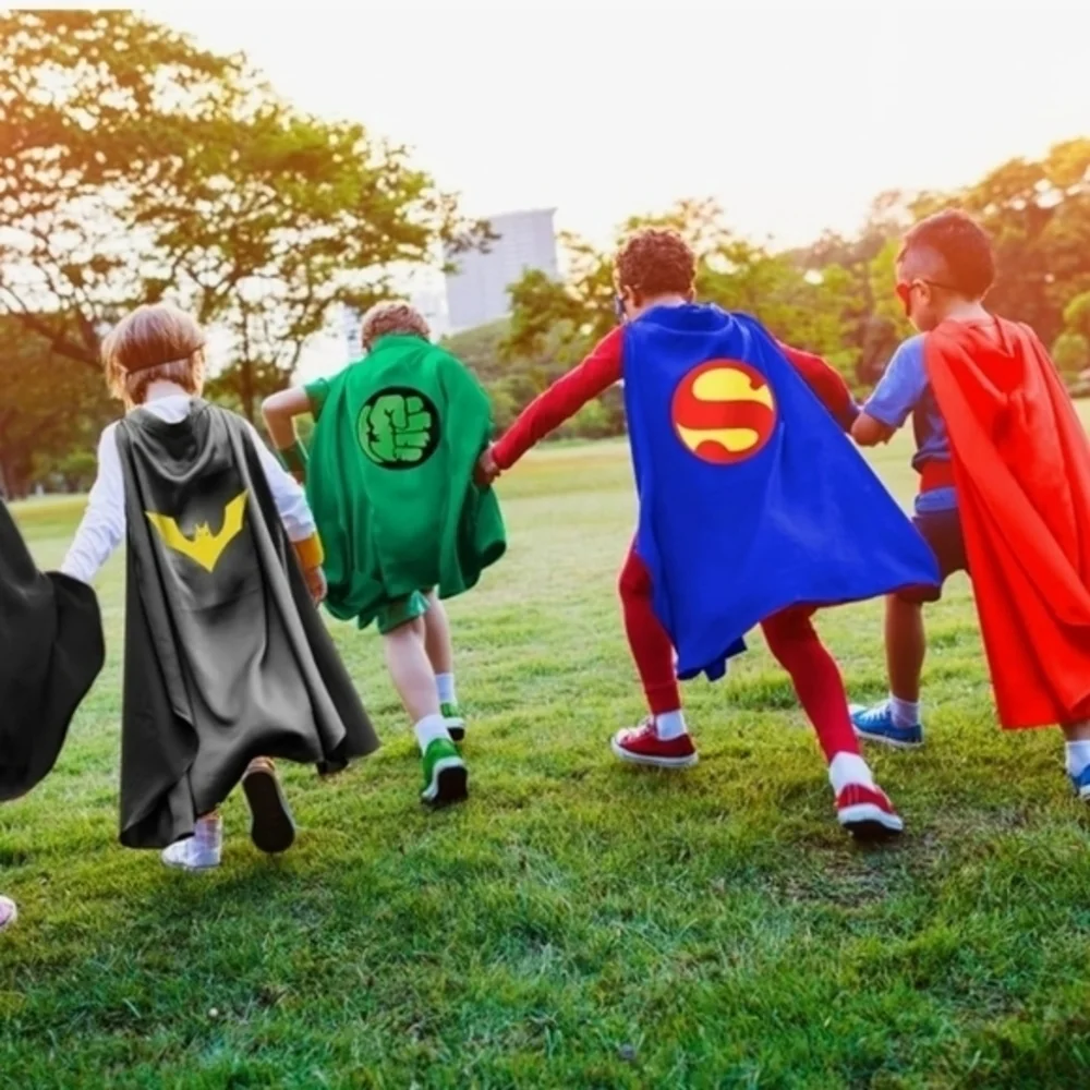 Superman Cape for Kids with Mask‎  Halloween Costumes and Party Dress